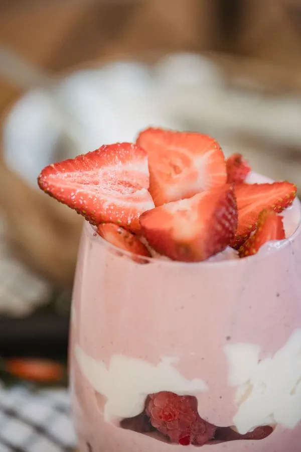 Glace – Yaourt et fruits rouges